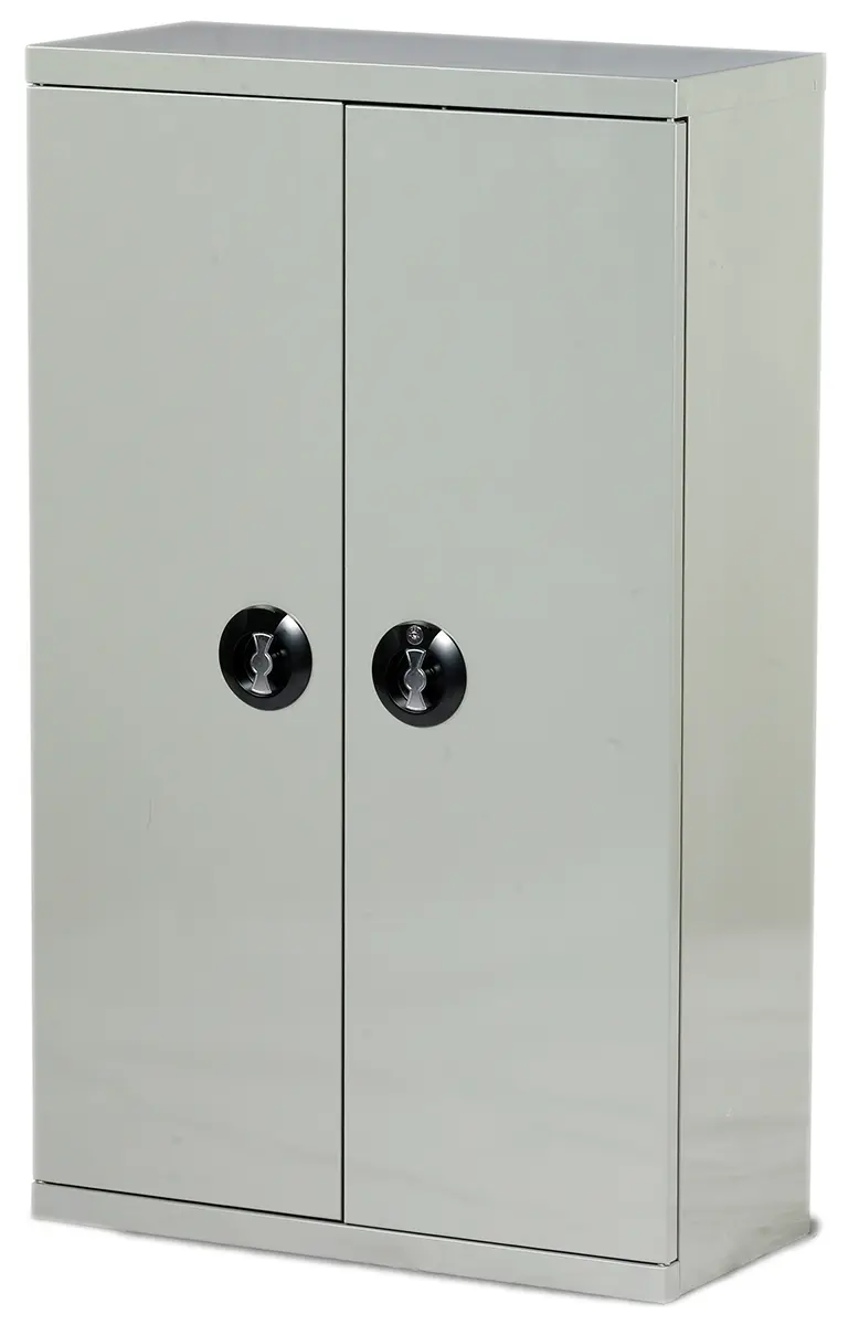 Produktfoto 1 von RS PRO 48 Stahl Schubladeneinheit, Kleinteilemagazin Grau, 970 mm x 586 mm x 270 mm