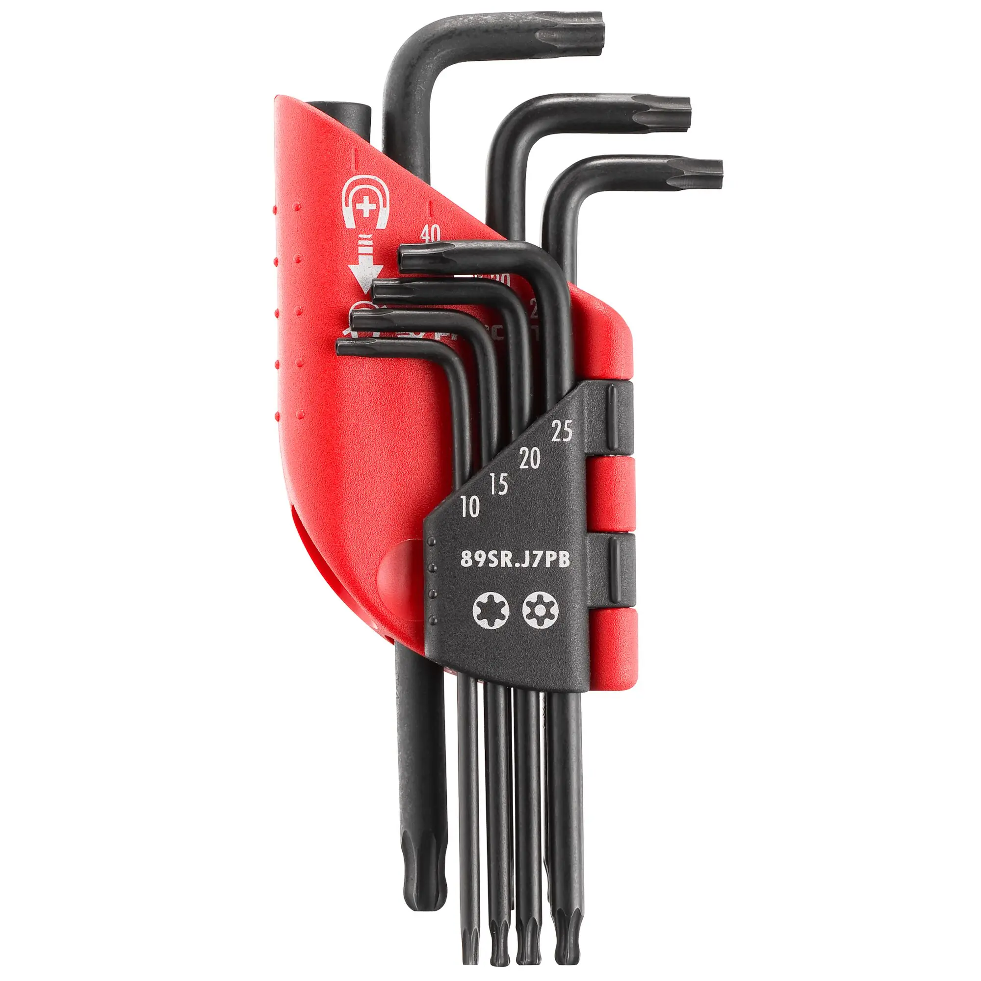Produktfoto 1 von Facom TORX®-Schlüsselsatz L Lang Kohlenstoff-Silikon-Stahl 7