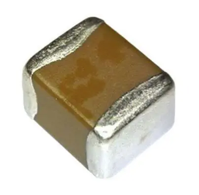 Produktfoto 1 von Yageo, Oberfläche Keramik-Vielschichtkondensator X7R, 100 nF ±10 % / 10V dc, Gehäuse 0402