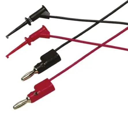 Produktfoto 1 von Fluke Minitestklemme, Rot, Schwarz 5A 4 mm, 30 V ac, 60V dc