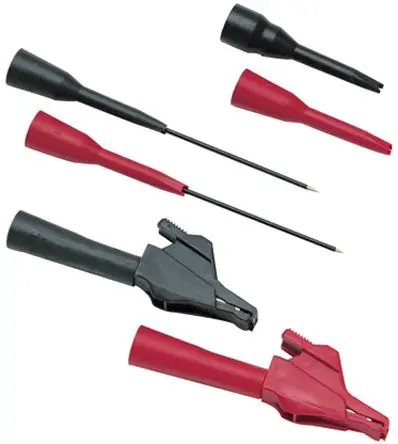 Produktfoto 1 von Fluke Prüfsteckverbinder-Adapter Schwarz, Rot 300V