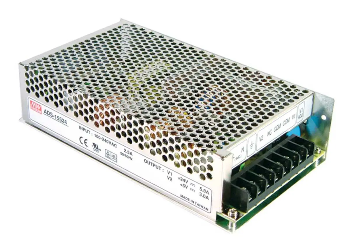 MEAN WELL Schaltnetzteil, 54V dc / 2.7 A, 200mA 2-Kanal 156.5W 124 → 370 V dc, 88 → 264 V ac Geschlossen,