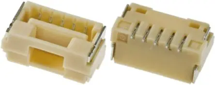 Produktfoto 1 von Molex CLIK-Mate Leiterplattenbuchse Vertikal Oberfläche 5-polig / 1-reihig, Raster 1.25 mm Lot