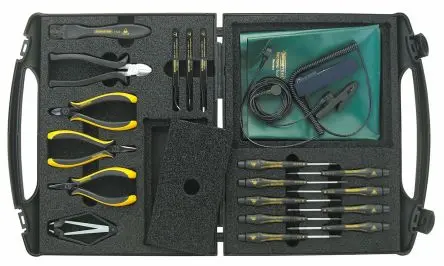Produktfoto 1 von Bernstein VDE 1000V zugelassen ESD-Werkzeugsatz Werkzeugsatz, Tasche 18-teilig