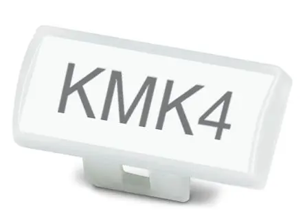 Produktfoto 1 von Phoenix Contact KMK 4 Polyethylen Markierstreifen für Anschlussklemmenblock