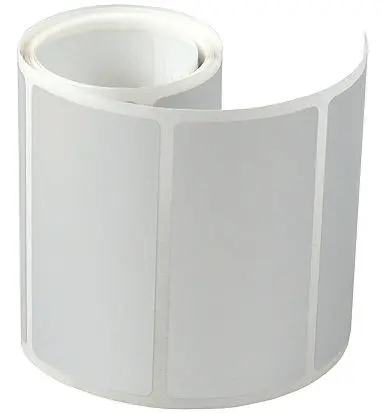 Produktfoto 1 von HellermannTyton Etikette auf Rolle B. 63.5 mm für TT420, TT4031, TT4000, TT4030 500 Per Roll auf Silber 63.5 mm