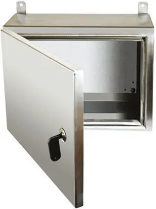 Produktfoto 1 von RS PRO Edelstahl 316 Wandanschlusskasten farblos IP69K, HxBxT 600 mm, 400 mm x 200 mm