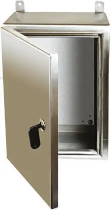 Produktfoto 1 von RS PRO Edelstahl 304 Wandanschlusskasten farblos IP69K, HxBxT 500 mm, 400 mm x 150 mm