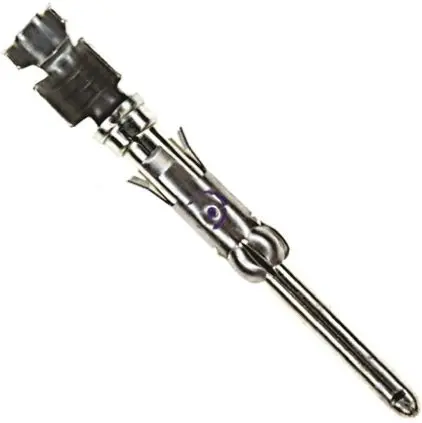 Produktfoto 1 von TE Connectivity 166361 Crimpbefestigung Rundsteckverbinderkontakt Belegung Stecker Größe 16, für CPC-Steckverbinder,