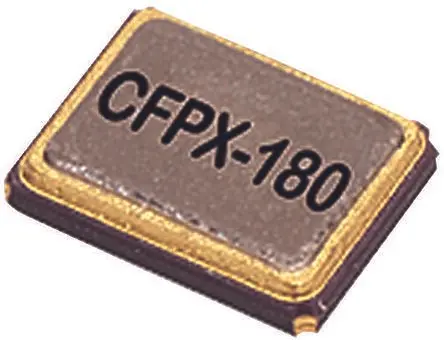 Produktfoto 1 von IQD 25 MHz Quarz, Oberfläche, ±20 ppm, 12 pF, B. 2.5mm, H. 0.8 mm, L. 3.2 mm, SMD, 4-Pin