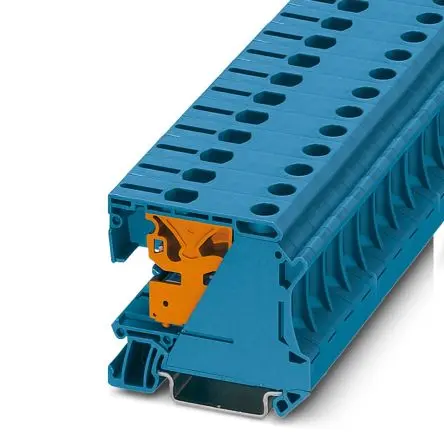 Produktfoto 1 von Phoenix Contact UTN 16 Klemmlieste abtrennen 1 Blau, 25mm², 6 mm², 400V Schraubbefestigung