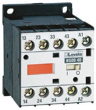 Produktfoto 1 von Lovato BG Hilfsschütz 110 V ac-Spule, 4-polig, 690V ac / 10 A 3 Schließer, 1 Öffner Schütz, Steuerrelais 4-Hilfskontakte