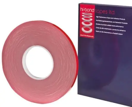 Produktfoto 1 von Hi-Bond VST 6064WFR Acrylschaum Schaumstoff Klebeband doppelseitig, Weiß, Stärke 0.64 mm, 19mm x 33 m, 8.2N/cm