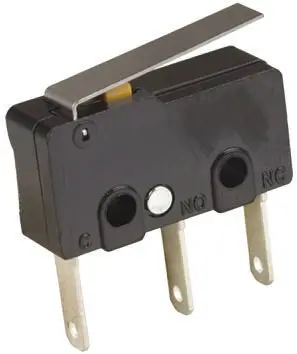 Produktfoto 1 von Omron Mikroschalter Rollenhebel-Betätiger Stecker, 1-poliger Umschalter, 250 V ac, 100mA IP40 0.49N -25 °C - 85 °C
