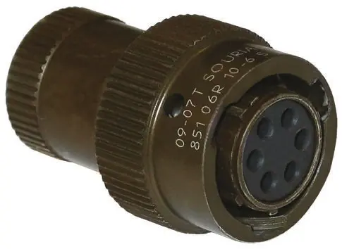 Produktfoto 1 von Souriau Sunbank by Eaton, 851 Kupferlegierung MIL-Spec Rundsteckverbinder Gerade, 26-polig, Kabel, Gehäuse 16 Stecker,