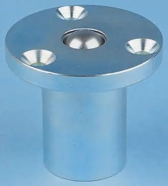 Produktfoto 1 von ALWAYSE Rundflansch Kugelrolle Ø 19 mm Stahl, Flansch-Ø 66.67 mm
