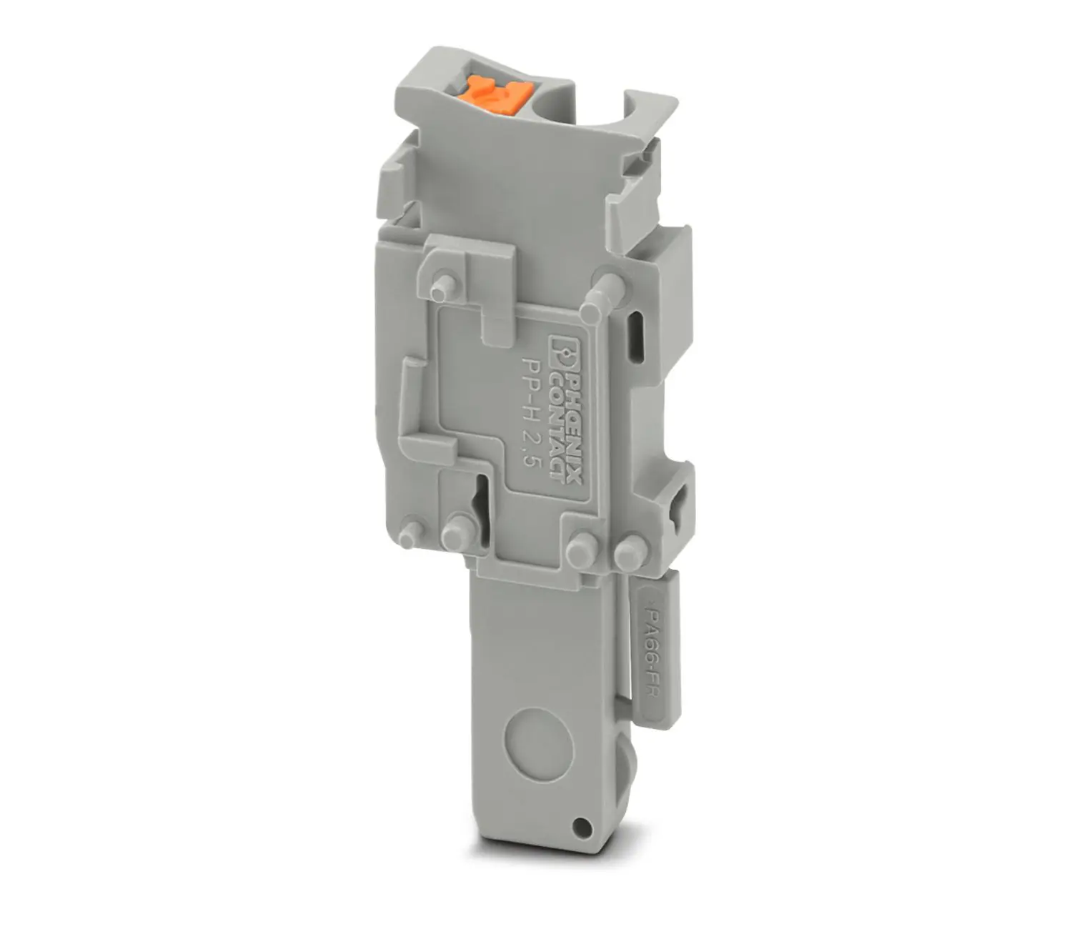 Produktfoto 1 von Phoenix Contact PP-H 2.5/1-R Steckbarer Klemmenblock Steckverbinder 1-Kontakte 5.2mm-Raster Gerade