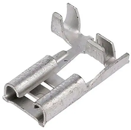 JST LFO Flachsteckhülse, Silber, Unisoliert, 6.35 x 0.8 mm, Buchse, 20 AWG min, 18 AWG