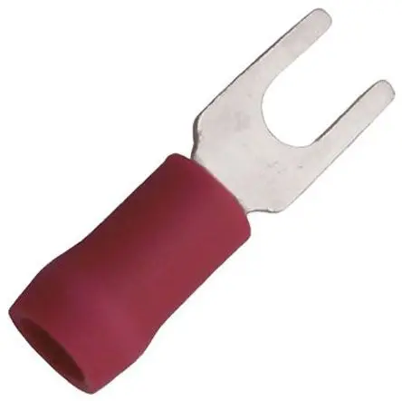 Produktfoto 1 von JST FVWS1.25 Rot Isoliert Gabelkabelschuh B. 6.4mm, M3.5 Vinyl 22 AWG 16 AWG