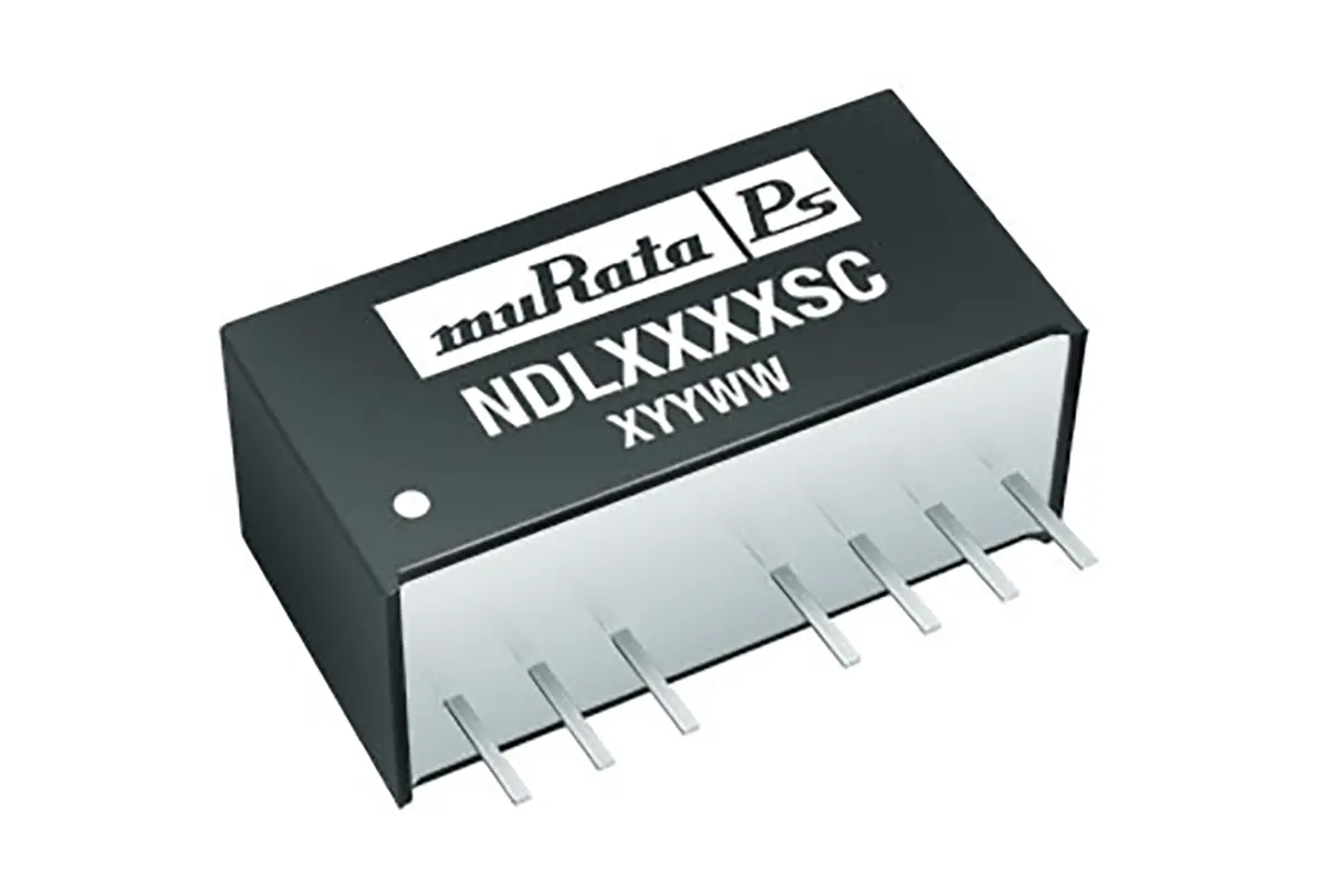 Murata NDL DC/DC-Wandler 2W 24 V dc IN, 5V dc OUT / 400mA Durchsteckmontage 1kV dc isoliert