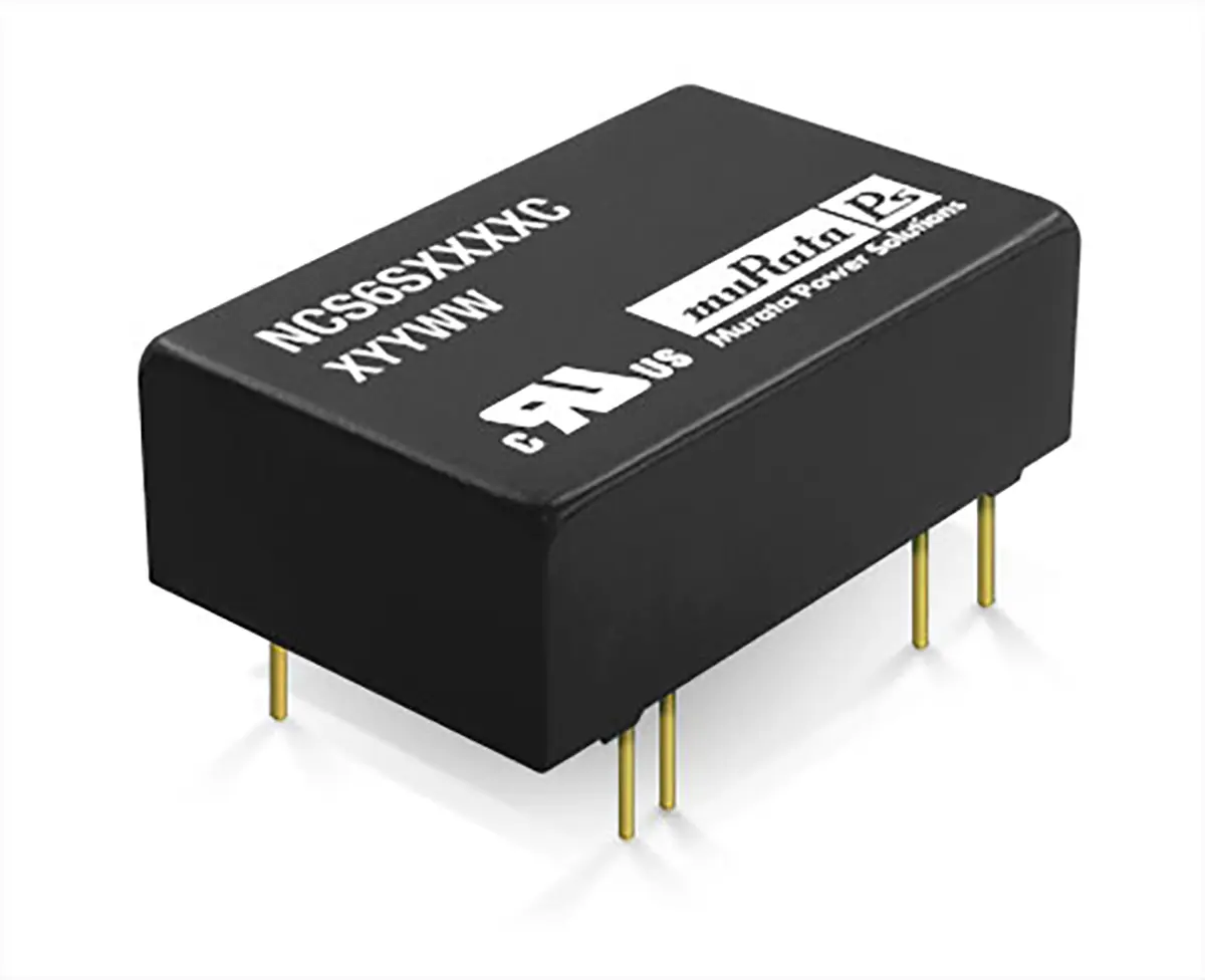 Murata NCS6 DC/DC-Wandler 6W 12 V dc IN, 15V dc OUT / 400mA Durchsteckmontage 1.5kV dc isoliert