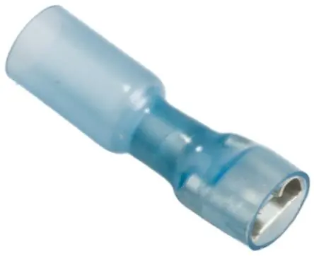 Produktfoto 1 von TE Connectivity DuraSeal Flachsteckhülse, Blau, Isoliert, 6.6 x 0.8 mm, Buchse, 16 AWG min, 14 AWG
