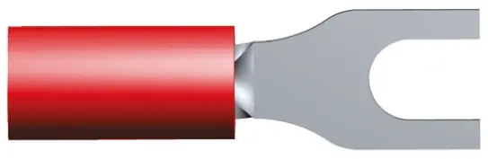 Produktfoto 1 von TE Connectivity PIDG Ringkabelschuh, Isoliert 22 AWG, Nylon, Rot, 16 AWG max.AWG, M2.5