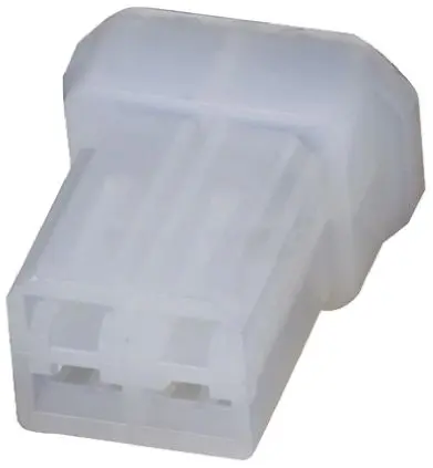 Produktfoto 1 von TE Connectivity AMP FASTIN-FASTON Crimpkontaktgehäuse, Gr. 6.35 mm, Stecker, Polyamid 66, B 6.35 mm, Natur, 4-polig