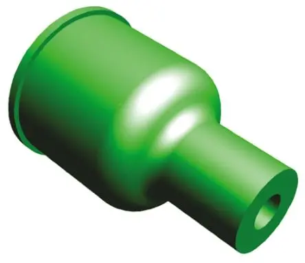 Produktfoto 1 von TE Connectivity EconoSeal III Kfz-Steckverbinderdichtung, Stecker, Silikon Kabeldichtung, Grün, T. 7.8 mm