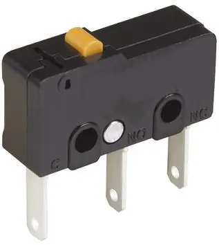 Produktfoto 1 von Omron Mikroschalter Stiftstößel-Betätiger Stecker, 1-poliger Umschalter, 10.1A IP40 1.47N -25 °C - 85 °C