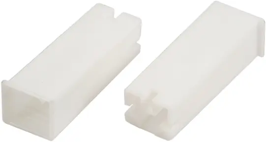 Produktfoto 1 von TE Connectivity Positive Lock .250 Mk II Crimpkontaktgehäuse, Gr. 6.35 mm, Stecker, Nylon, B 6.35 mm, Natur, 1-polig