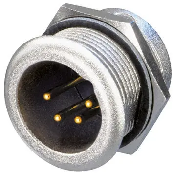 Produktfoto 1 von Neutrik Gerade 4-polig Panel Stecker Gold über Nickel XLR-Steckverbinder, 50 V