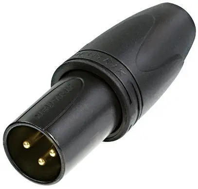 Produktfoto 1 von Neutrik Gerade 3-polig Kabel Stecker Gold Legierung über Nickel XLR-Steckverbinder, 50 V