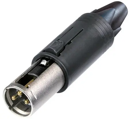 Produktfoto 1 von Neutrik Gerade 3-polig Kabel Buchse Gold XLR-Steckverbinder, 50 V