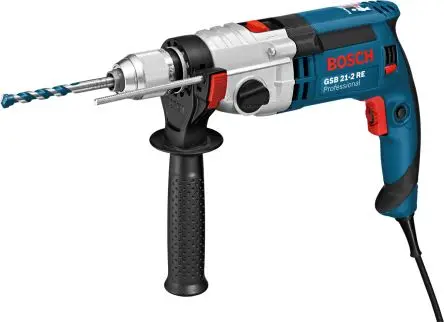 Produktfoto 1 von Bosch GSB 21-2 RE Mit Leitung Schlüssellos 230V Bürstenmotor 13 mm 630 W Typ G – Britisch 3-polig