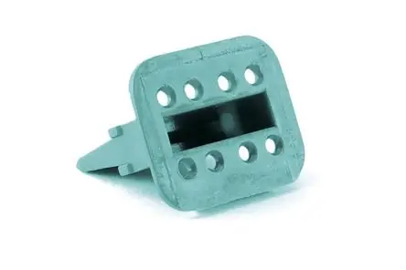 Produktfoto 1 von Amphenol Industrial AT Kfz-Steckverbinder, Kabel, Keilsockel, Stecker, 8-polig, Grün / 2-reihig