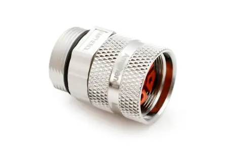 Produktfoto 1 von Amphenol Industrial MotionGrade 27 mm M23 Rundsteckverbinder Stecker 6-polig Buchse 28A Kabel IP67