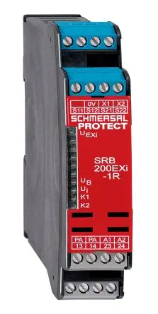 Produktfoto 1 von Schmersal SRB 200Exi Sicherheitsrelais 24V dc, 2 Sicherheitskontakte, 1 Hilfsschalter, Überwacht IEC/EN SIL IEC 61508