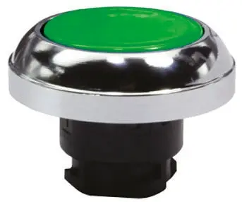 Produktfoto 1 von Schmersal EX-RDT Drucktastenkopf Ø 22 mm, Grün Rund ATEX Rund Aluminium, IP65