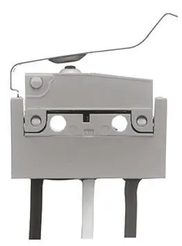 Produktfoto 1 von Panasonic Mikroschalter Blatthebel-Betätiger Vorverdrahtet, 1-poliger Wechsler, 250 V ac, 30 V dc, 2A IP67 0.88N -40 °C