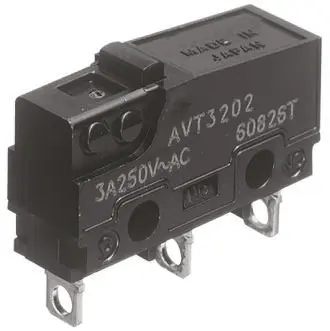 Produktfoto 1 von Panasonic Mikroschalter Stiftstößel-Betätiger Lot, 1-poliger Wechsler, 250 V ac, 3A 0.49N -25 °C - 85 °C