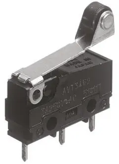 Produktfoto 1 von Panasonic Mikroschalter Rollenhebel-Betätiger Lot, 1-poliger Wechsler, 250 V ac, 3A 0.039N -25 °C - 85 °C