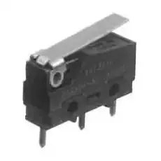 Produktfoto 1 von Panasonic Mikroschalter Scharnierhebel lang-Betätiger Stecker, 1-poliger Wechsler, 250 V ac, 5A 0.44N -25 °C - 85 °C