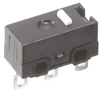 Produktfoto 1 von Panasonic Mikroschalter Stiftstößel-Betätiger Lot, 1-poliger Wechsler, 125 V ac, 30 V dc, 2A 1.47N -25 °C - 85 °C