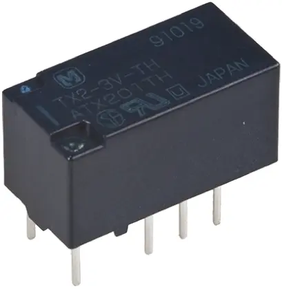 Panasonic G6S Signalrelais Oberfläche, 24V dc Spule, 2-poliger Umschalter, max. 2A, 220V ac / 220V dc,