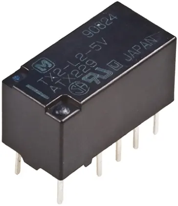 Panasonic TX Signalrelais Leiterplattenmontage, 12V dc Spule, 2-poliger Umschalter, max. 2A / 220V dc, Durchsteckmontage