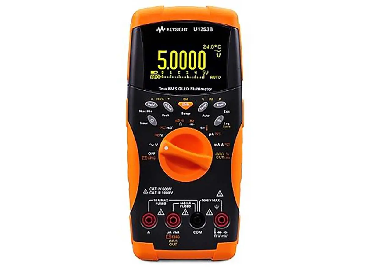 Keysight Technologies U1253B Tragbar Digital Multimeter Echteffektivwert, CAT IV, CAT III