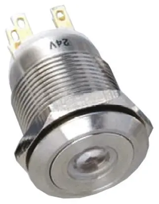 Produktfoto 1 von EOZ R Druckschalter Blau Beleuchtet Tastend Panel Ø 19.2 mm, 1-poliger Umschalter / 5 A 250 V ac, IP65