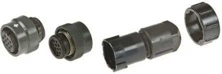 Produktfoto 1 von JAE JN1 18.8 mm 22 mm Rundsteckverbinder Stecker 10-polig Buchse 3A Kabel IP67