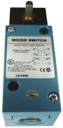 Produktfoto 1 von Honeywell HDLS Endschalter, Stößel 1-poliger Umschalter, IP65, IP66, IP67, Zinkdruckguss 600V